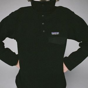 Patagonia Lightweight Black Synchilla Pullover XS